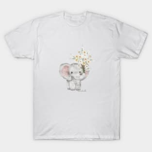 Bouquet Elephant T-Shirt